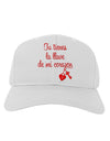 Tu Tienes La Llave De Mi Corazon Adult Baseball Cap Hat by TooLoud-Baseball Cap-TooLoud-White-One Size-Davson Sales