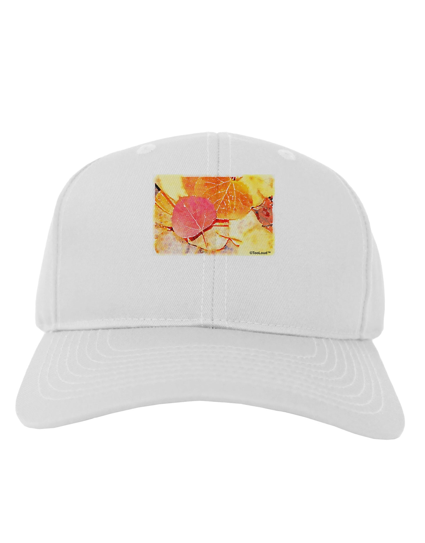 Colorado - Autumn WaterColor Adult Baseball Cap Hat-Baseball Cap-TooLoud-White-One Size-Davson Sales