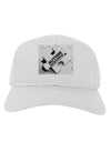 Autism Awareness - Puzzle Black & White Adult Baseball Cap Hat-Baseball Cap-TooLoud-White-One Size-Davson Sales