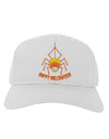 Cute Candy Corn Spider - Happy Halloween Adult Baseball Cap Hat-Baseball Cap-TooLoud-White-One Size-Davson Sales