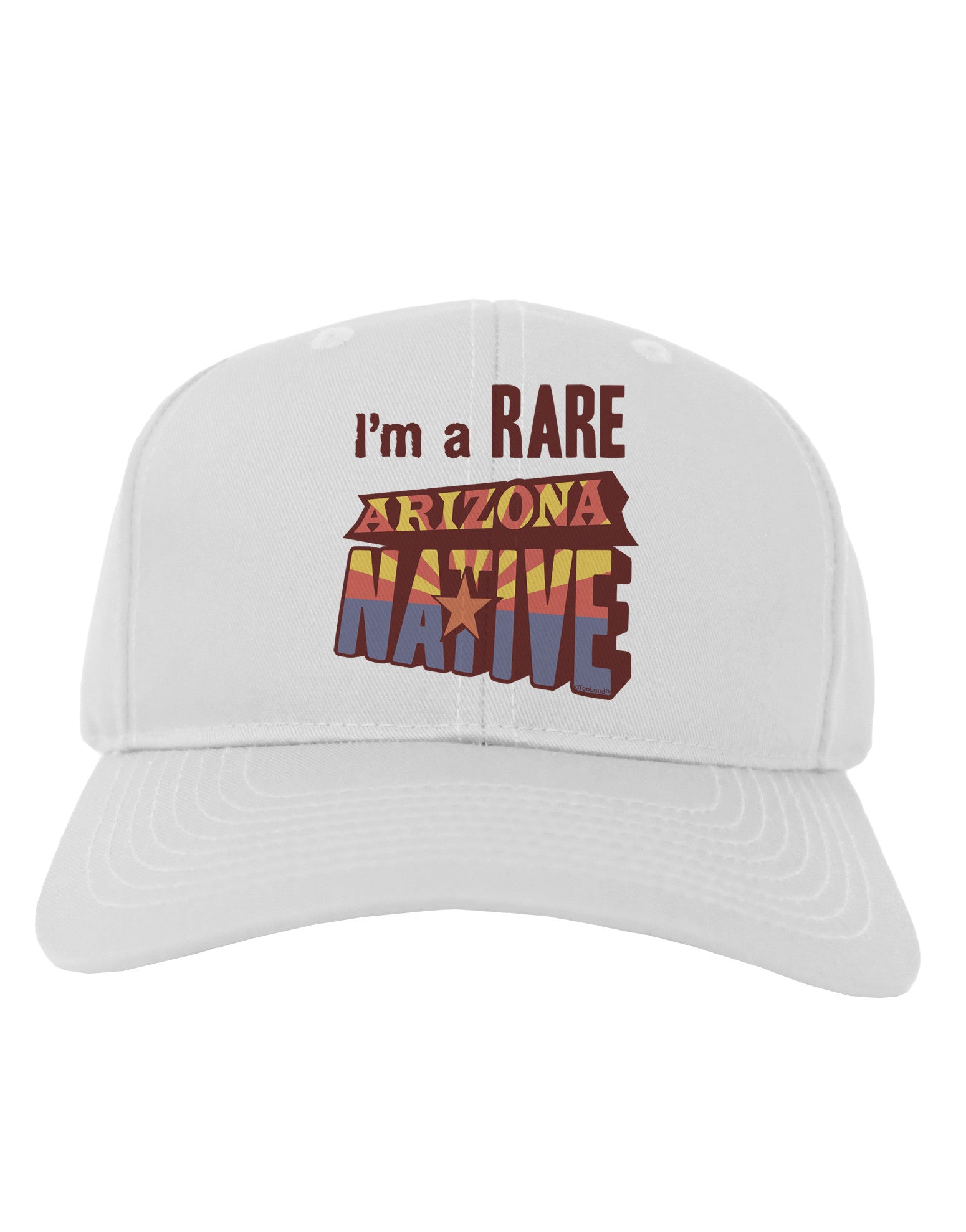 I'm a Rare Arizona Native Adult Baseball Cap Hat-Baseball Cap-TooLoud-White-One Size-Davson Sales