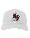 Taurus Color Illustration Adult Baseball Cap Hat-Baseball Cap-TooLoud-White-One Size-Davson Sales