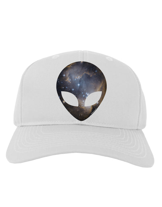 Extraterrestrial Face - Space #1 Adult Baseball Cap Hat by TooLoud-Baseball Cap-TooLoud-White-One Size-Davson Sales