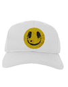 EDM Smiley Face Adult Baseball Cap Hat by TooLoud-Baseball Cap-TooLoud-White-One Size-Davson Sales