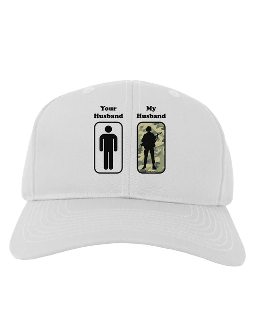 TooLoud Your Husband My Husband Adult Baseball Cap Hat-Baseball Cap-TooLoud-White-One Size-Davson Sales