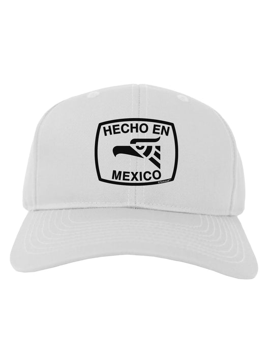 Hecho en Mexico Eagle Symbol with Text Adult Baseball Cap Hat by TooLoud-Baseball Cap-TooLoud-White-One Size-Davson Sales