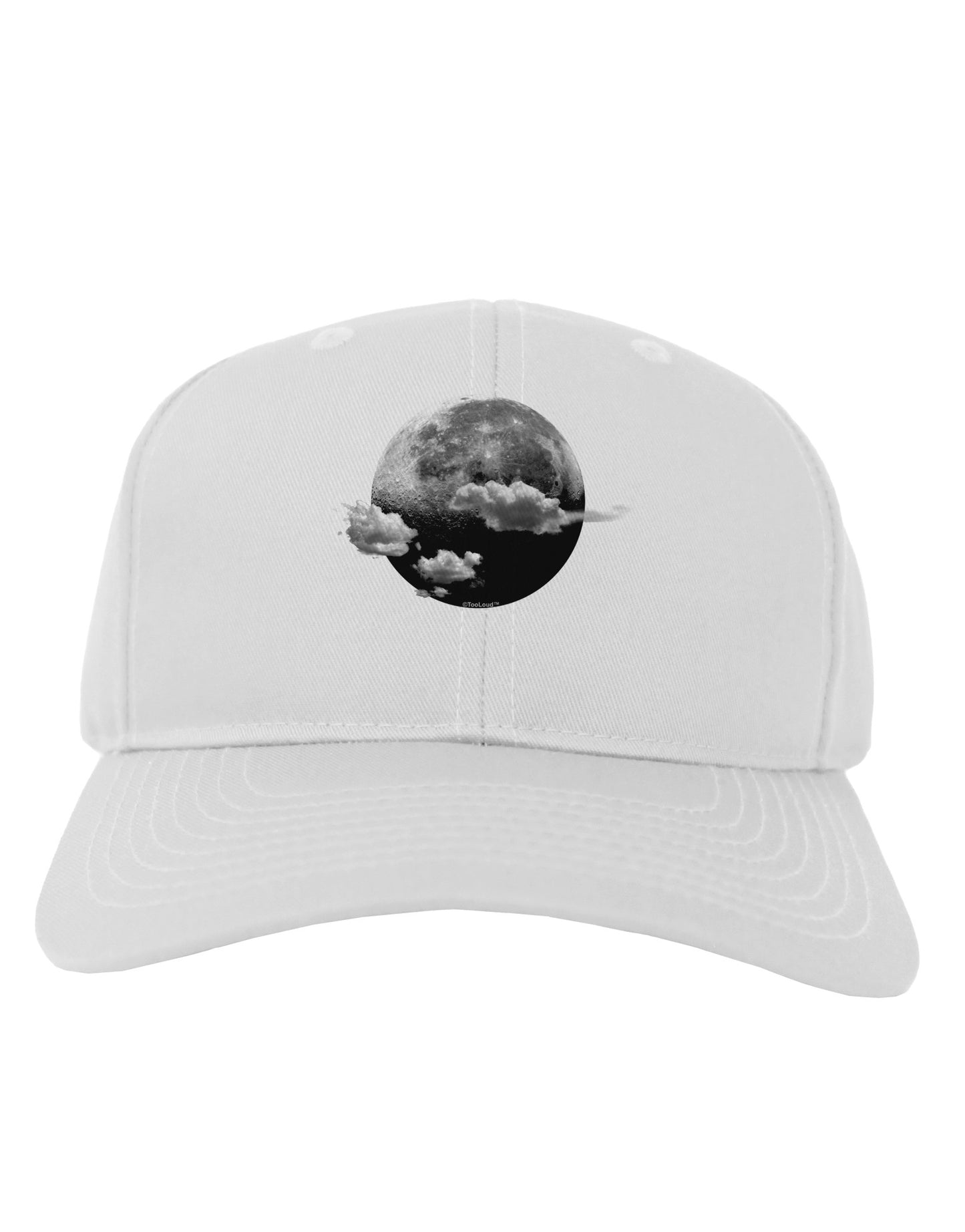 Moon Dream Earth Adult Baseball Cap Hat-Baseball Cap-TooLoud-White-One Size-Davson Sales