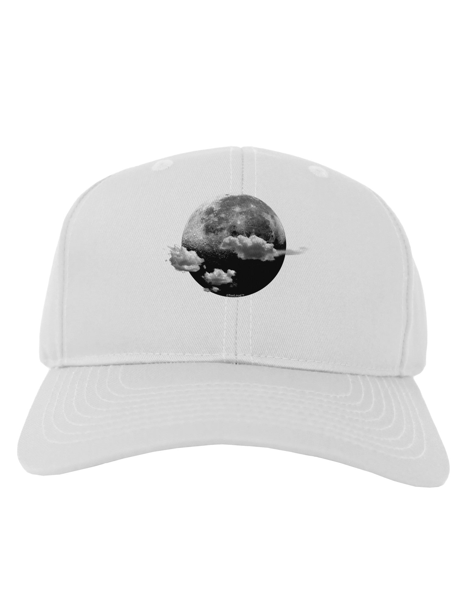 Moon Dream Earth Adult Baseball Cap Hat-Baseball Cap-TooLoud-White-One Size-Davson Sales