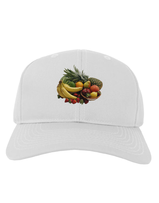 Fruit Basket Still Life Adult Baseball Cap Hat-Baseball Cap-TooLoud-White-One Size-Davson Sales