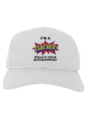 Teacher - Superpower Adult Baseball Cap Hat-Baseball Cap-TooLoud-White-One Size-Davson Sales