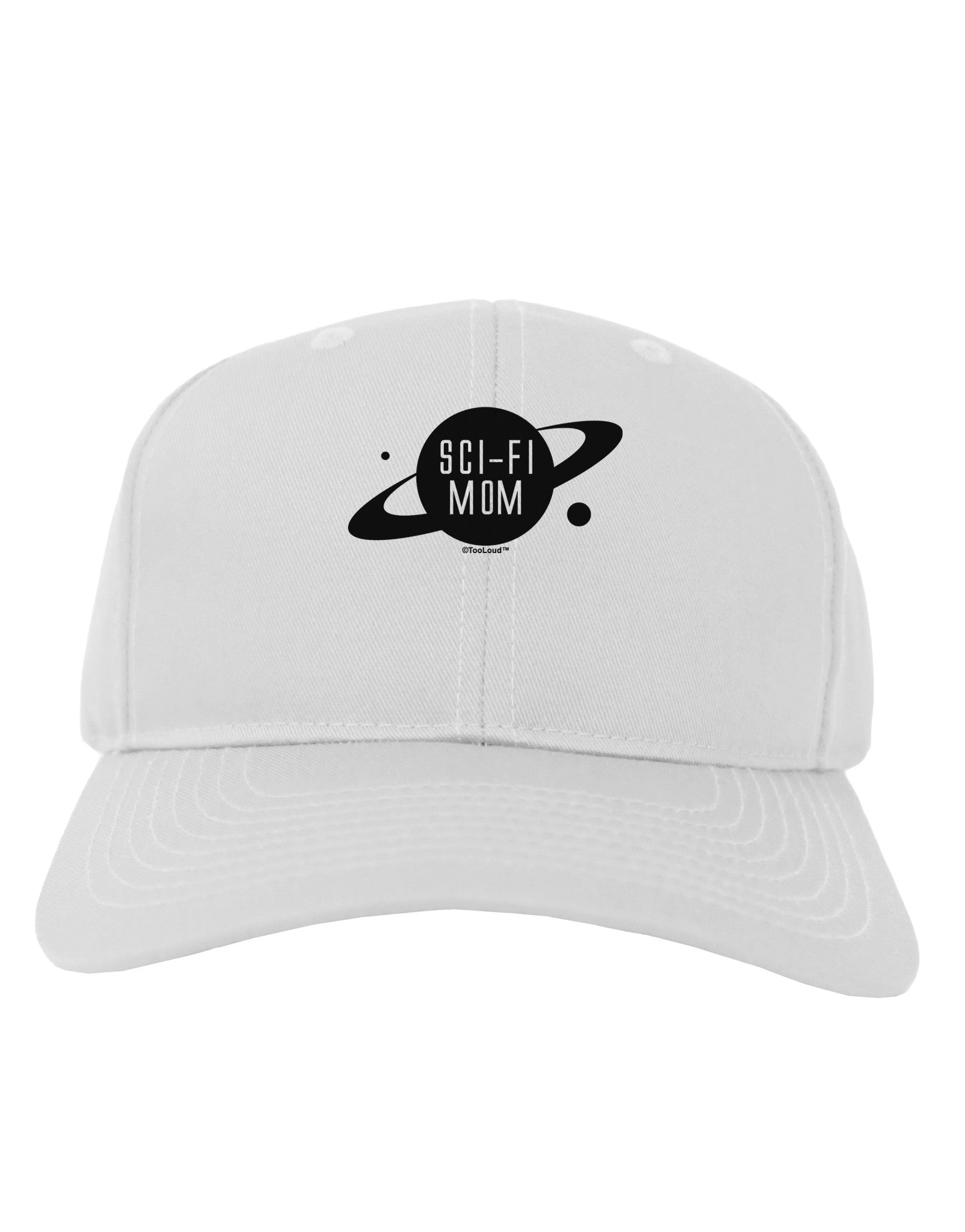 Sci-Fi Mom - Mother's Day Design Adult Baseball Cap Hat-Baseball Cap-TooLoud-White-One Size-Davson Sales