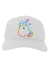 Magical Rainbow Sparkle Unicorn Adult Baseball Cap Hat-Baseball Cap-TooLoud-White-One Size-Davson Sales