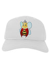 Queen Bee Mothers Day Adult Baseball Cap Hat-Baseball Cap-TooLoud-White-One Size-Davson Sales