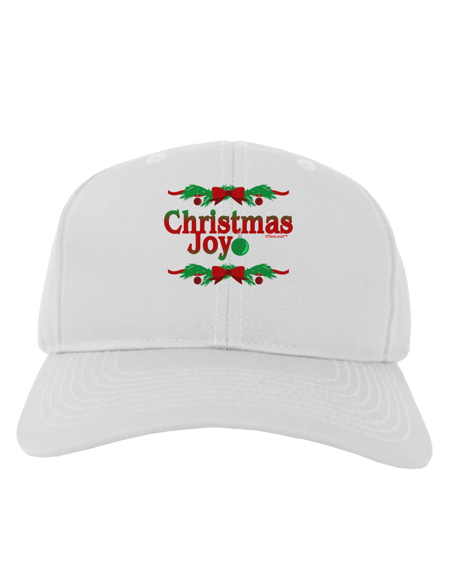 Christmas Joy Color Adult Baseball Cap Hat-Baseball Cap-TooLoud-White-One Size-Davson Sales