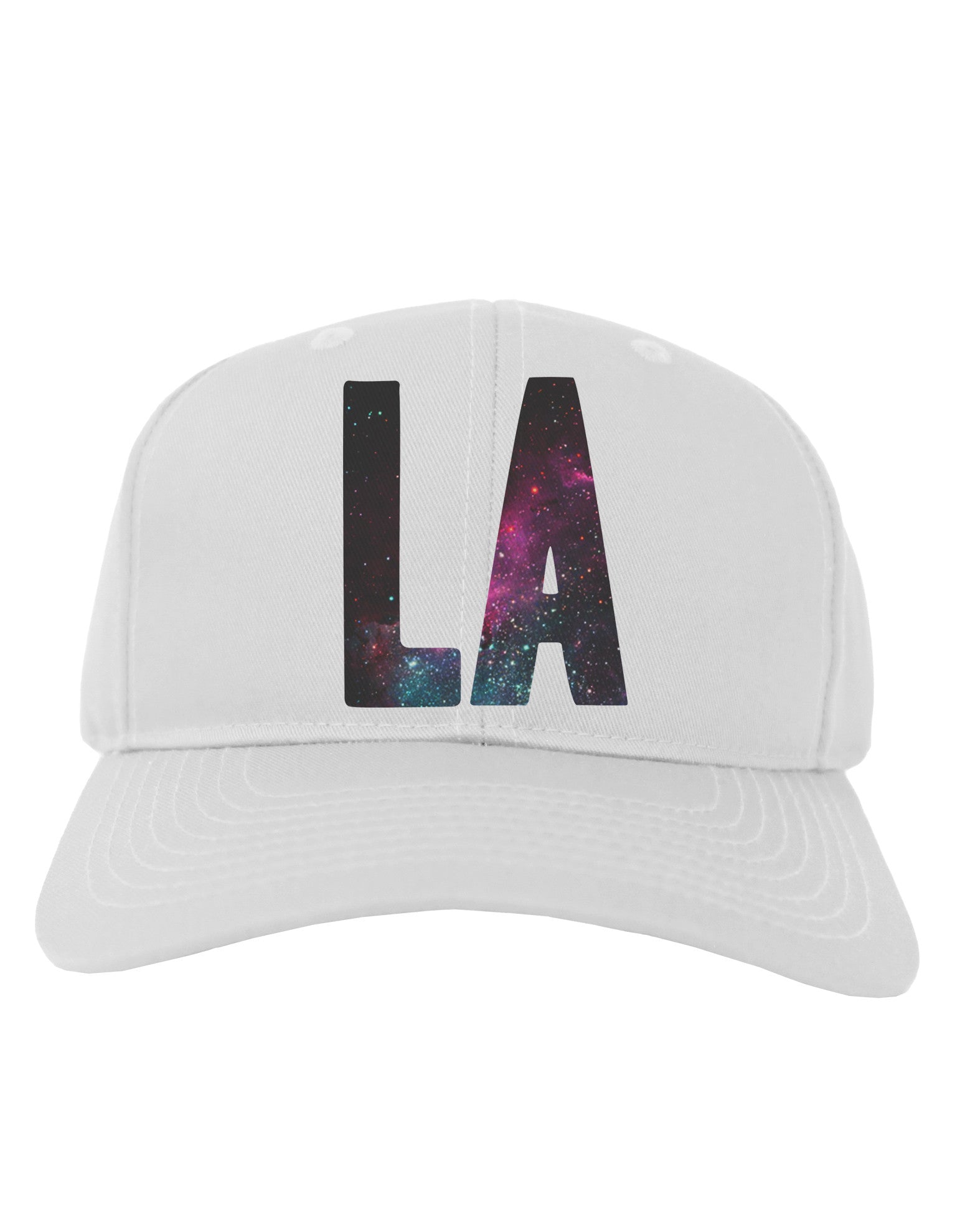 LA Outer Space Desgin Adult Baseball Cap Hat-Baseball Cap-TooLoud-White-One Size-Davson Sales