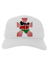 Kenya Flag Design Adult Baseball Cap Hat-Baseball Cap-TooLoud-White-One Size-Davson Sales