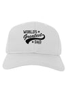 World's Greatest Dad - Sport Style Adult Baseball Cap Hat by TooLoud-Baseball Cap-TooLoud-White-One Size-Davson Sales