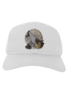 Three Wolves Howling at the Moon Adult Baseball Cap Hat by TooLoud-Baseball Cap-TooLoud-White-One Size-Davson Sales