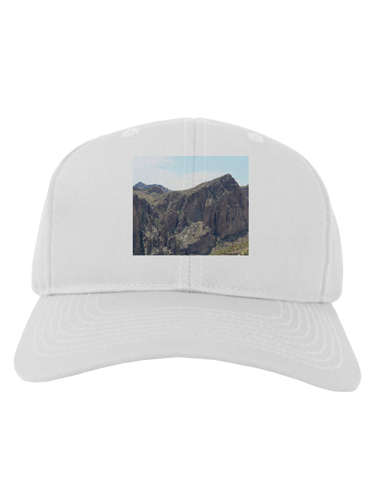 Arizona Saguaro Lake Mountains Adult Baseball Cap Hat-Baseball Cap-TooLoud-White-One Size-Davson Sales