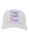 Happy Mother's Day Design Adult Baseball Cap Hat by TooLoud-Baseball Cap-TooLoud-White-One Size-Davson Sales