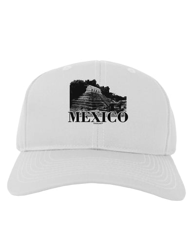 Mexico - Temple No 2 Adult Baseball Cap Hat-Baseball Cap-TooLoud-White-One Size-Davson Sales