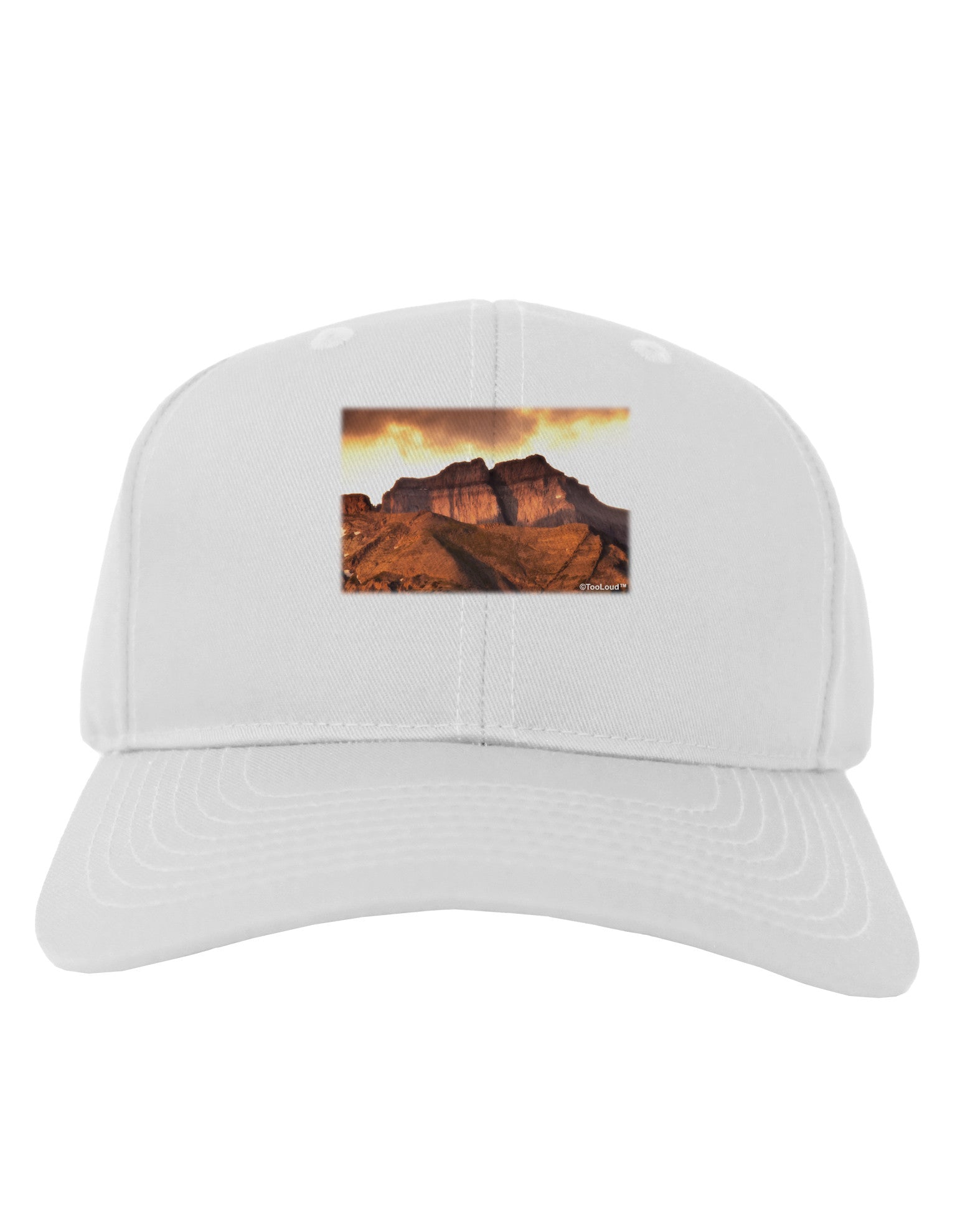 San Juan Mountain Range Adult Baseball Cap Hat-Baseball Cap-TooLoud-White-One Size-Davson Sales