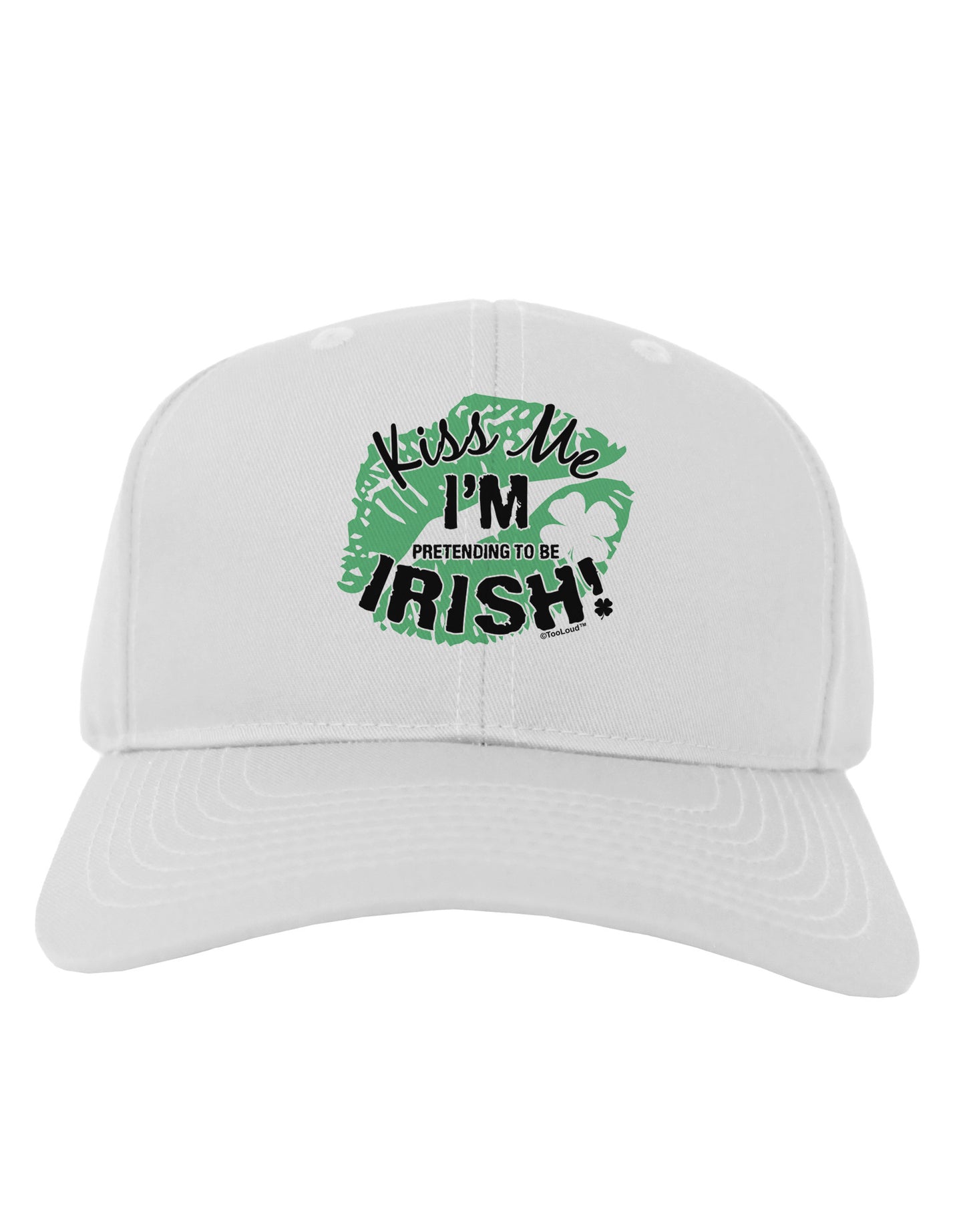 I'm Pretending To Be Irish Adult Baseball Cap Hat-Baseball Cap-TooLoud-White-One Size-Davson Sales