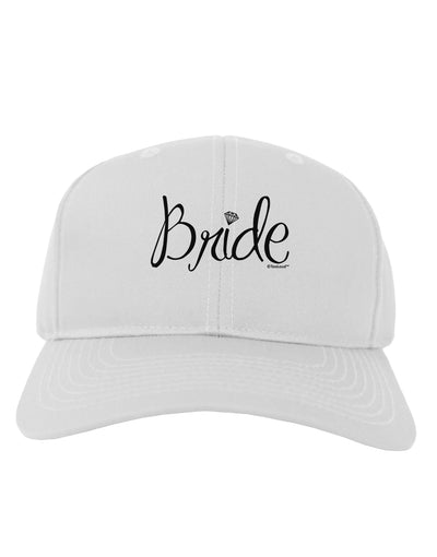 Bride Design - Diamond Adult Baseball Cap Hat-Baseball Cap-TooLoud-White-One Size-Davson Sales