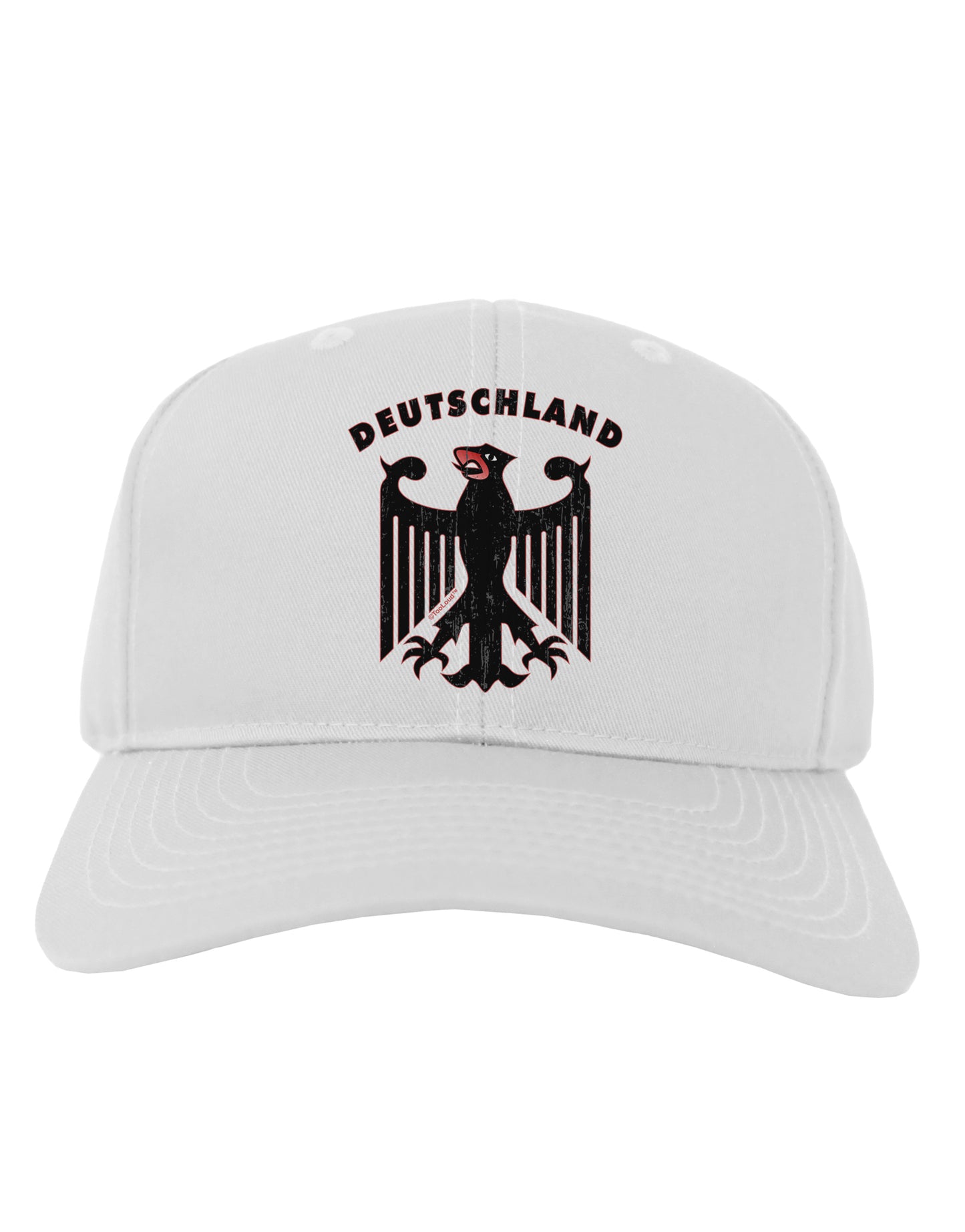 Bundeswehr Logo Deutschland Adult Baseball Cap Hat-Baseball Cap-TooLoud-White-One Size-Davson Sales