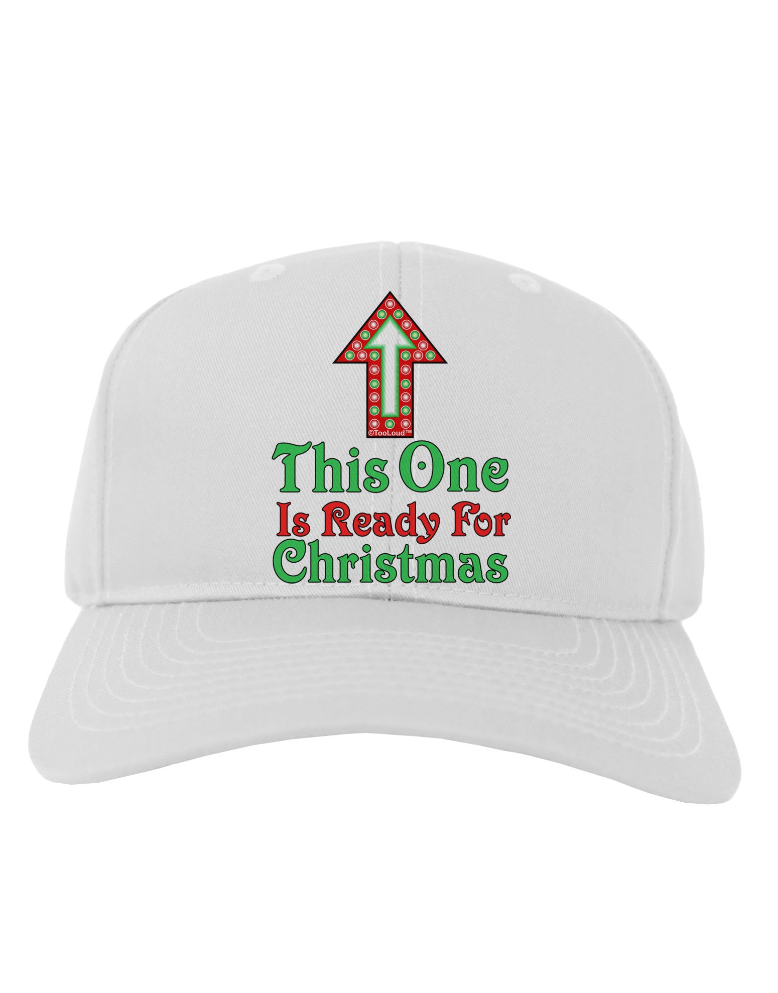 This One Is Ready For Christmas Adult Baseball Cap Hat-Baseball Cap-TooLoud-White-One Size-Davson Sales
