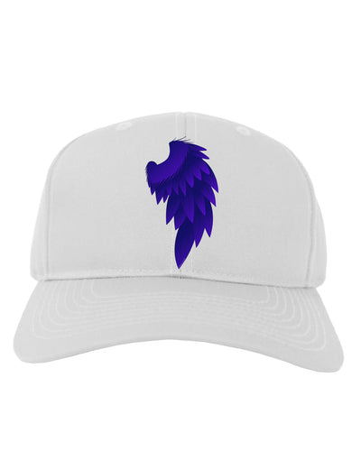 Single Right Dark Angel Wing Design - Couples Adult Baseball Cap Hat-Baseball Cap-TooLoud-White-One Size-Davson Sales