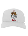 Brew a lil cup of love Adult Baseball Cap Hat White Tooloud