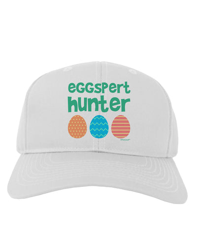 Eggspert Hunter - Easter - Green Adult Baseball Cap Hat by TooLoud-Baseball Cap-TooLoud-White-One Size-Davson Sales