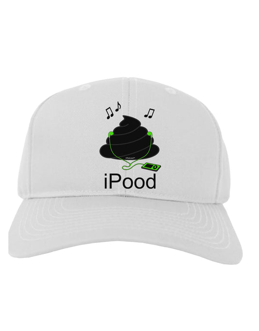 iPood Adult Baseball Cap Hat-Baseball Cap-TooLoud-White-One Size-Davson Sales