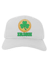 Shamrock Button - Irish Adult Baseball Cap Hat by TooLoud-Baseball Cap-TooLoud-White-One Size-Davson Sales