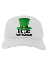 Little Leprechaun - St. Patrick's Day Adult Baseball Cap Hat by TooLoud-Baseball Cap-TooLoud-White-One Size-Davson Sales
