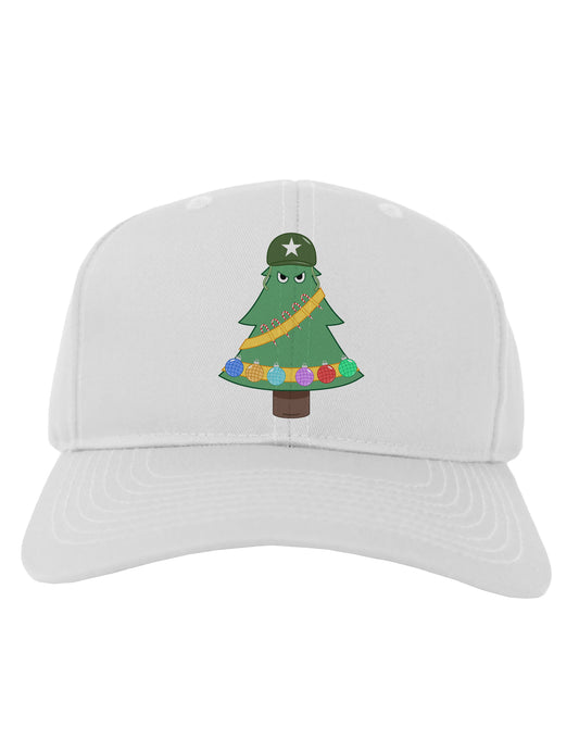 Christmas Tree Armed Design Adult Baseball Cap Hat-Baseball Cap-TooLoud-White-One Size-Davson Sales