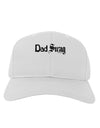 Dad Swag Text Adult Baseball Cap Hat by TooLoud-Baseball Cap-TooLoud-White-One Size-Davson Sales