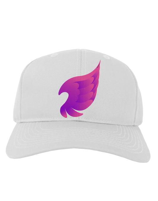 Cute Single Angel Wing Adult Baseball Cap Hat-Baseball Cap-TooLoud-White-One Size-Davson Sales