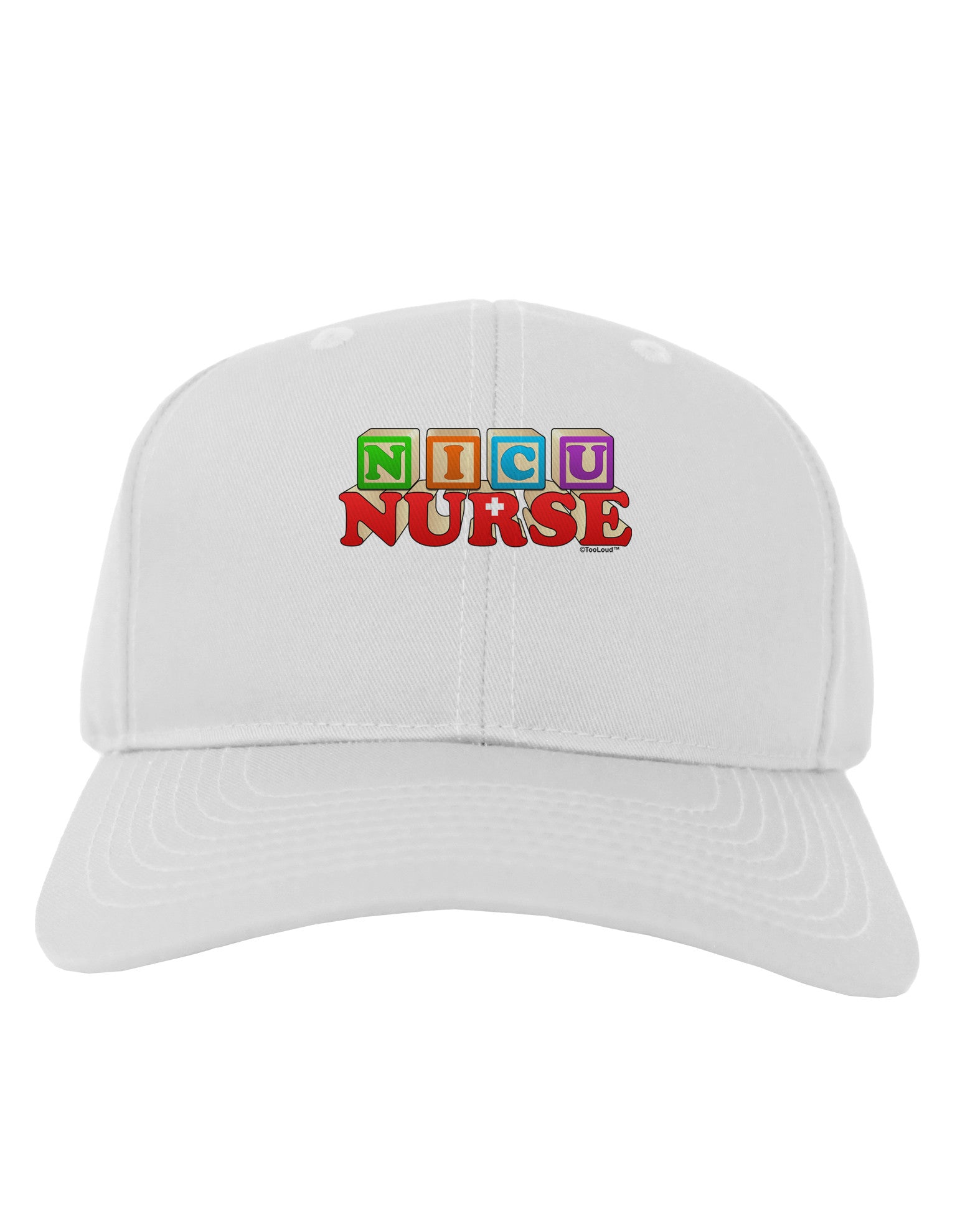 Nicu Nurse Adult Baseball Cap Hat-Baseball Cap-TooLoud-White-One Size-Davson Sales