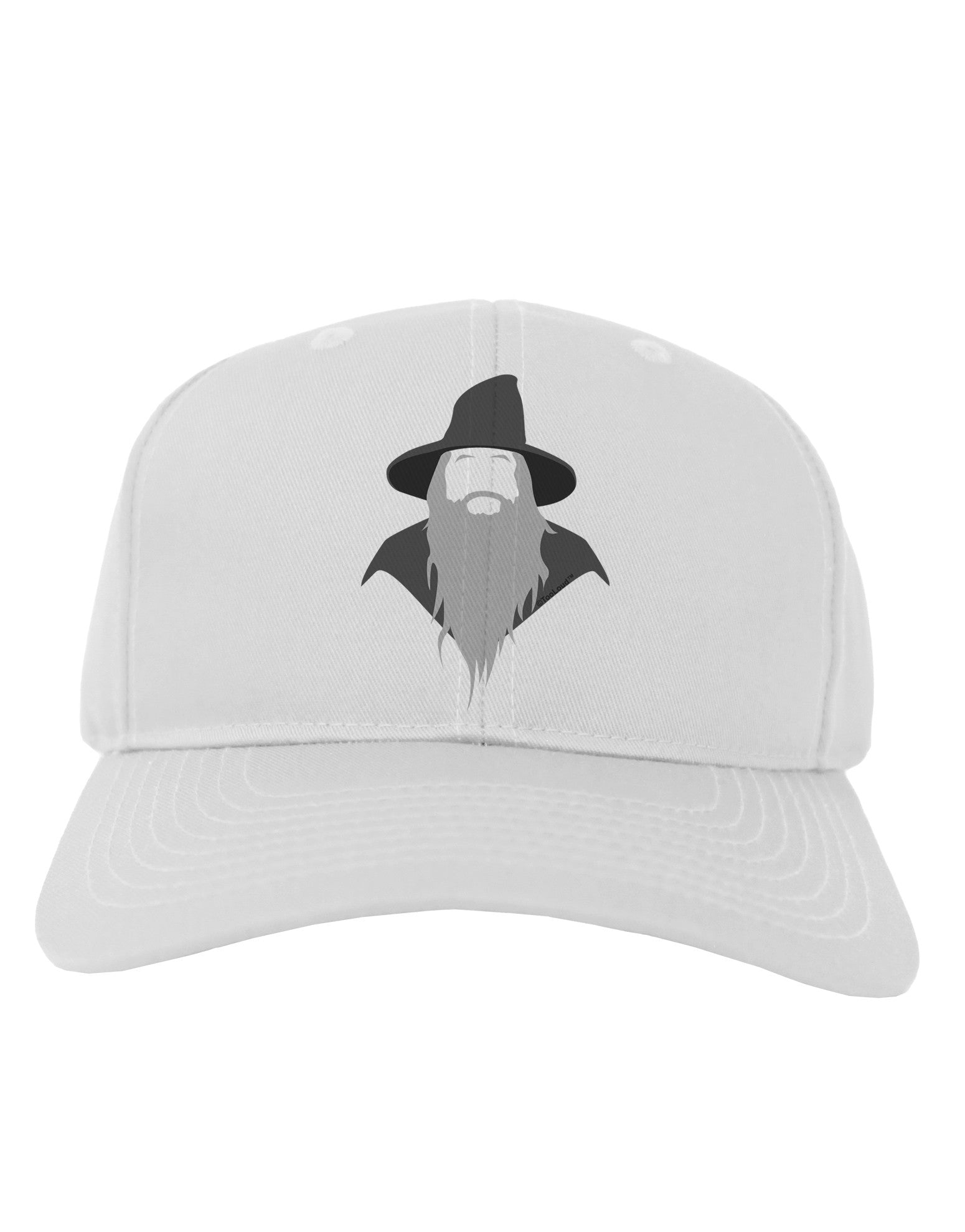 Grey Wizard Adult Baseball Cap Hat-Baseball Cap-TooLoud-White-One Size-Davson Sales