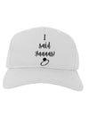 TooLoud I said Yaaas! Adult Baseball Cap Hat-Baseball Cap-TooLoud-White-One-Size-Fits-Most-Davson Sales