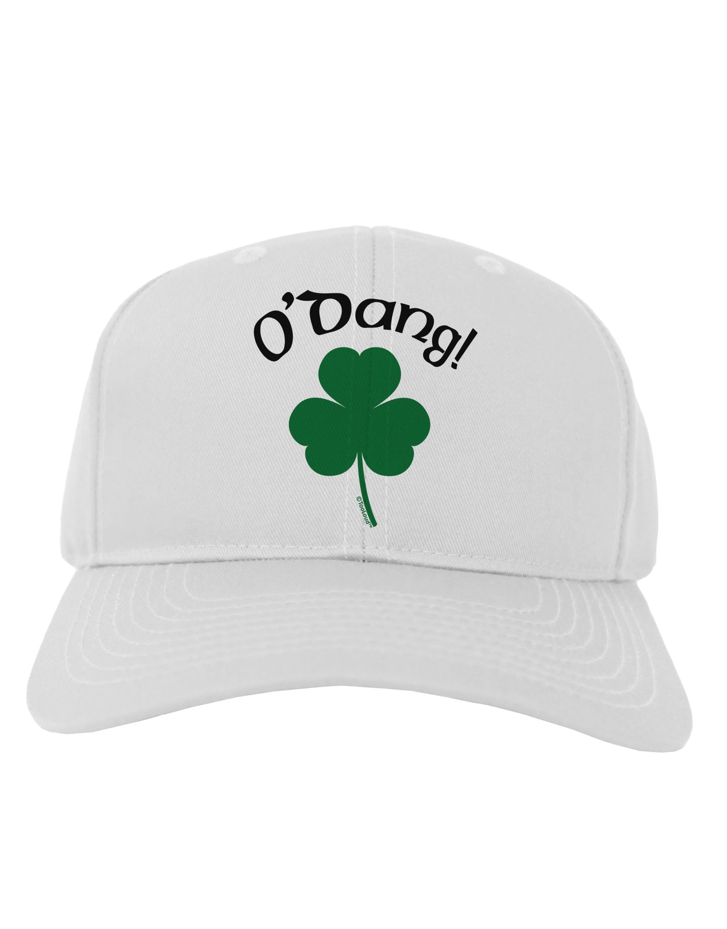 O'Dang - St Patrick's Day Adult Baseball Cap Hat-Baseball Cap-TooLoud-White-One Size-Davson Sales