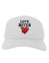 Love Bites Adult Baseball Cap Hat-Baseball Cap-TooLoud-White-One Size-Davson Sales