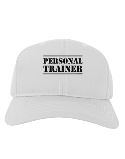 Personal Trainer Military Text Adult Baseball Cap Hat-Baseball Cap-TooLoud-White-One-Size-Fits-Most-Davson Sales