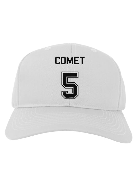 Reindeer Jersey - Comet 5 Adult Baseball Cap Hat-Baseball Cap-TooLoud-White-One Size-Davson Sales