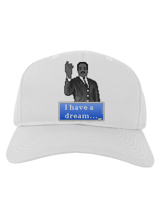 I have a Dream Pixel Art Adult Baseball Cap Hat by TooLoud-Baseball Cap-TooLoud-White-One Size-Davson Sales