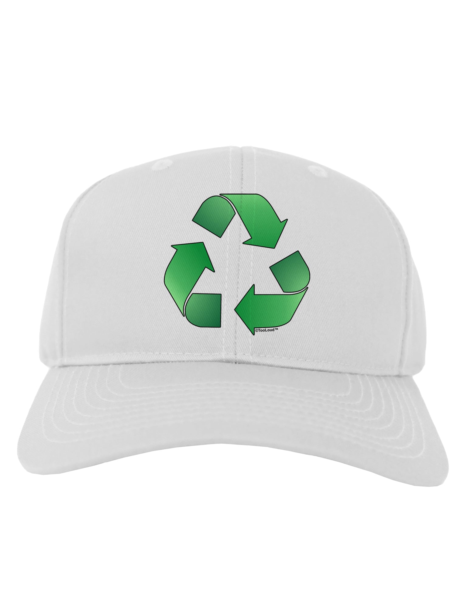 Recycle Green Adult Baseball Cap Hat by TooLoud-Baseball Cap-TooLoud-White-One Size-Davson Sales