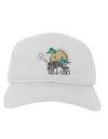TooLoud Pugs and Kisses Adult Baseball Cap Hat-Baseball Cap-TooLoud-White-One-Size-Fits-Most-Davson Sales
