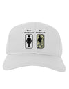 TooLoud Your Girlfriend My Girlfriend Military Adult Baseball Cap Hat-Baseball Cap-TooLoud-White-One Size-Davson Sales